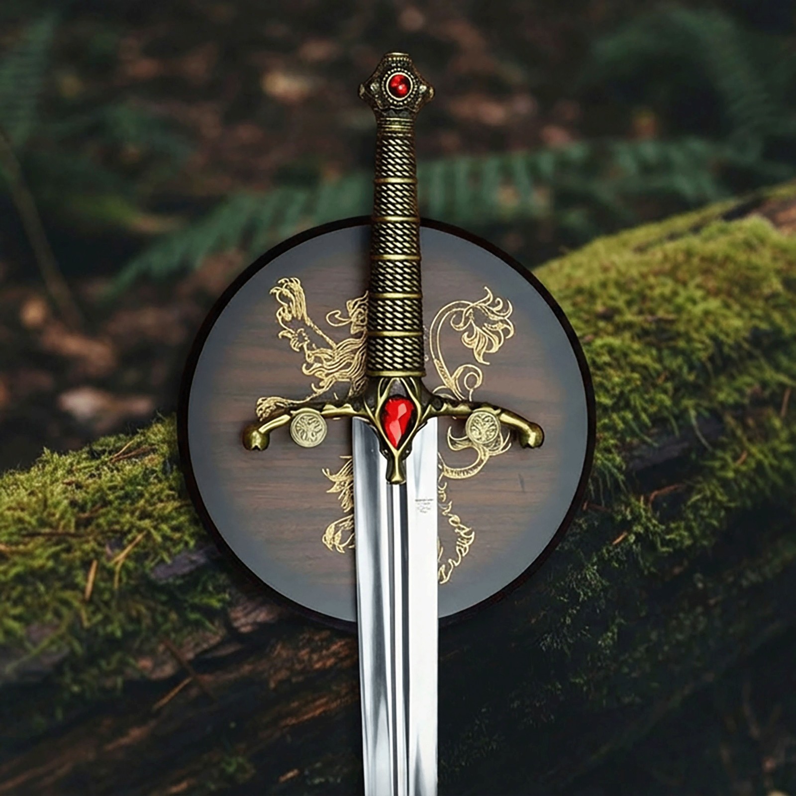 Medieval Fantasy Sword Replica Stainless steel Hand forged Collector Movie Sword