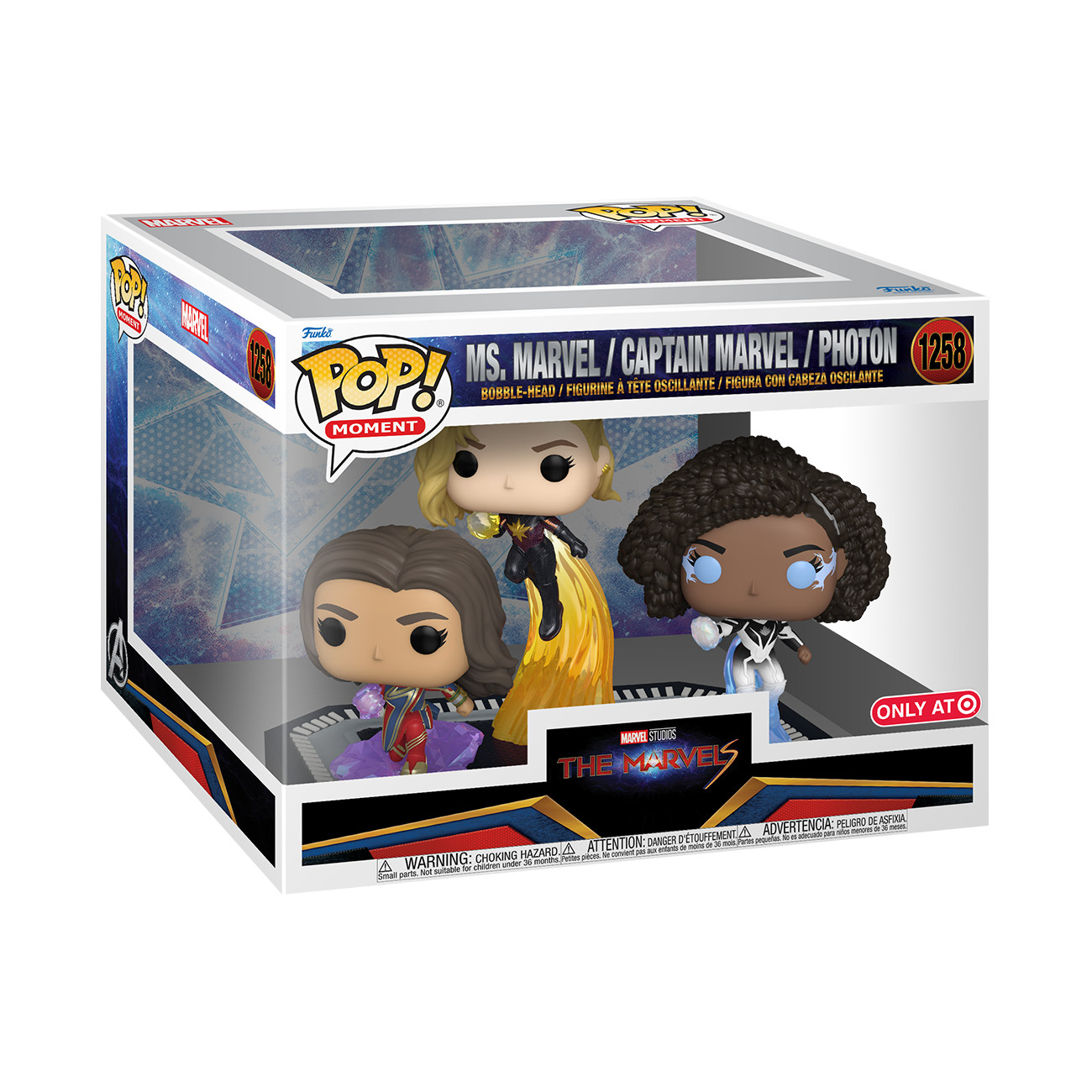 Funko Pop Moments: Marvel - Ms. Marvel / Captain Marvel / Photon - Target...