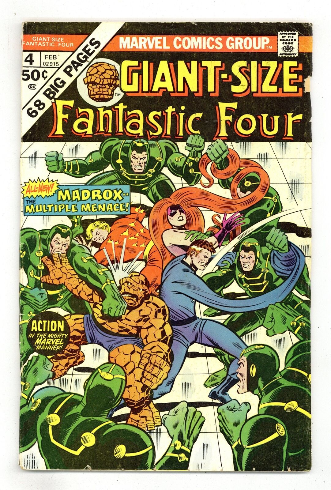 Giant Size Fantastic Four #4 VG+ 4.5 1975 1st app. Madrox