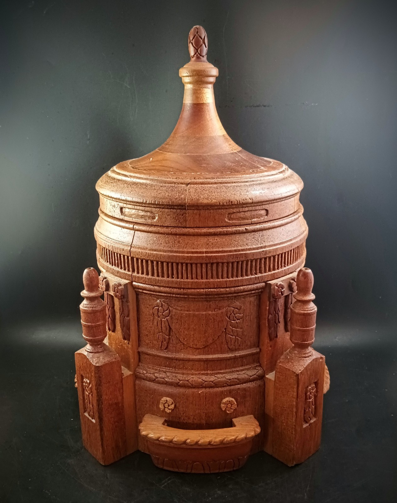 Hand Carved Wood Caja De Agua Model At San Luis Potosí 15\