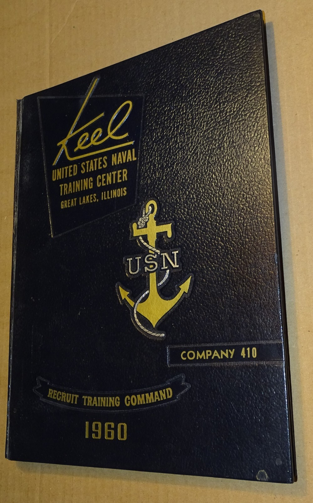 1960 Keel U.S. Naval Training Center Great Lakes Illinois Co. 410 Yearbook, etc.