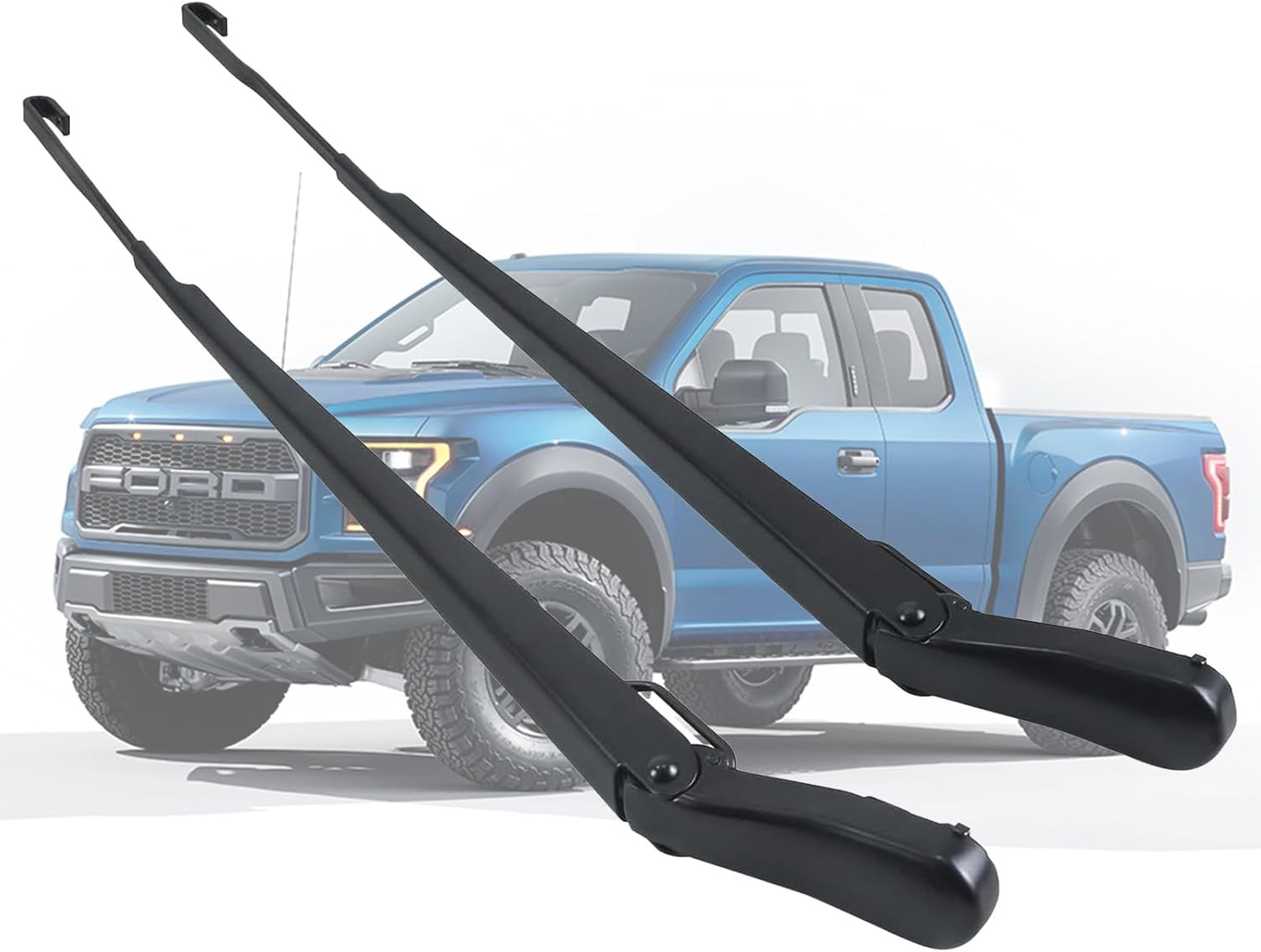 2 Pcs Front Windshield Wiper Arm Pair Kit(Rh+Lh) Compatible with Ford F-150 15-2