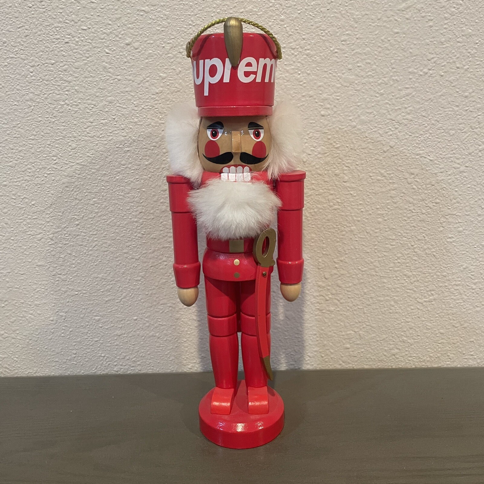 Supreme Wooden Nutcracker Red FW19 - No Box