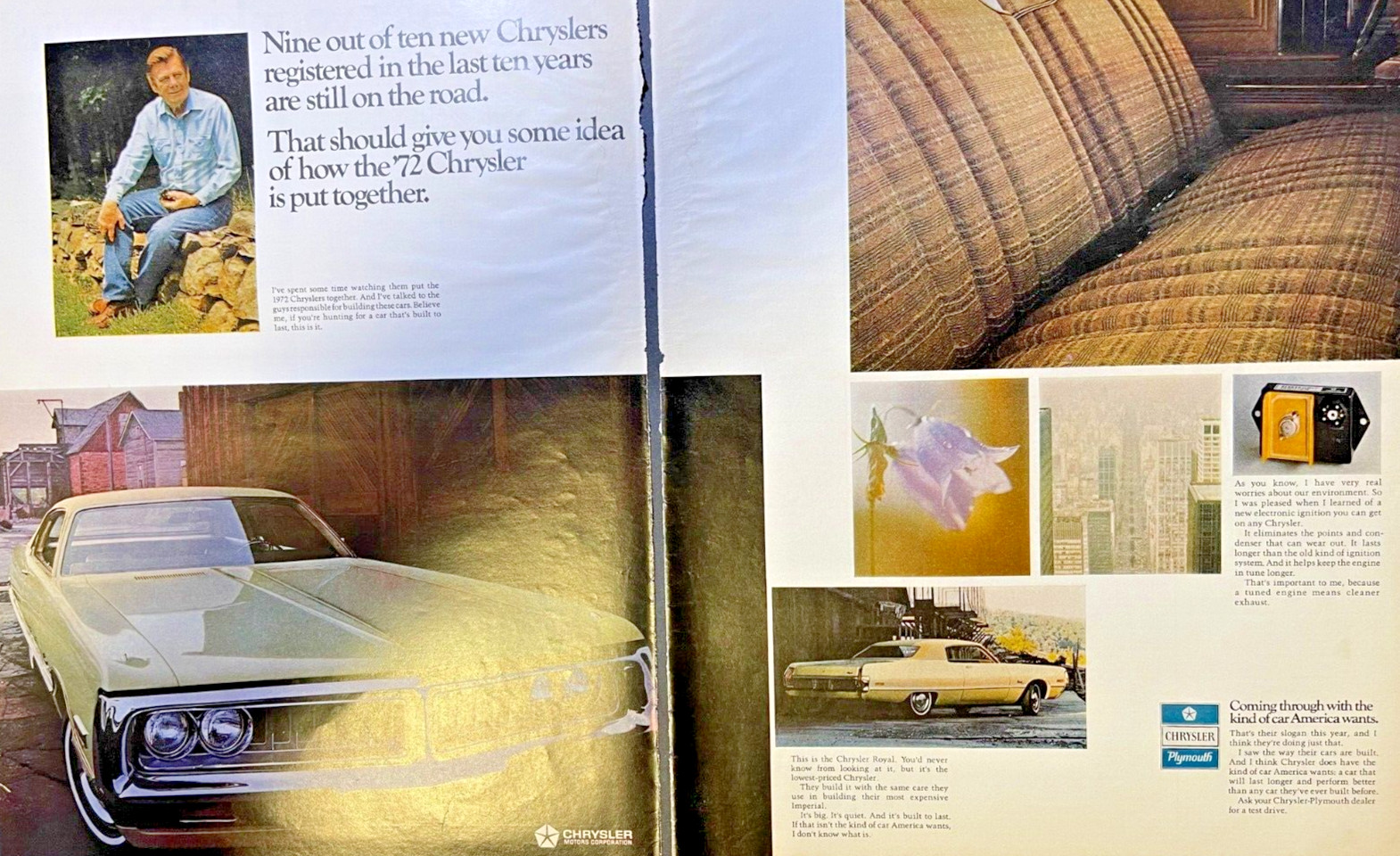 Magazine Advertisement 1972 Chrysler Royal