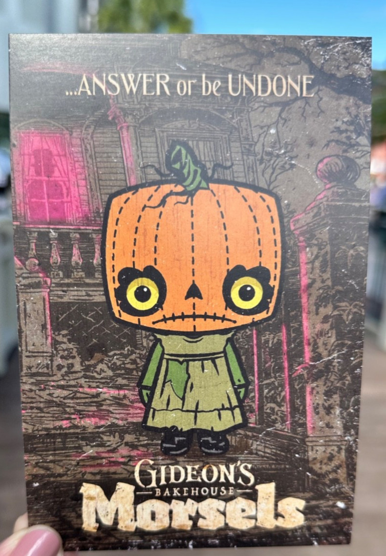Gideon’s Bakehouse Disney Springs Menu  2026 10 October ANSWER or be UNDONE