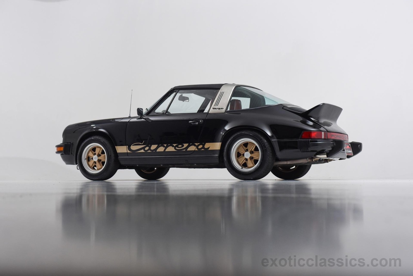 Cars 1974 porsche 911 carrera targa black Art Print Poster 11x17