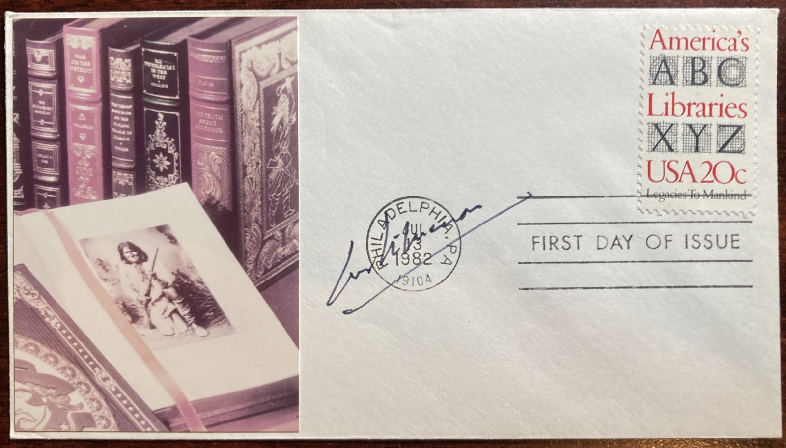 GEORGES SIMENON-*Signed First Day Cover*-Prolific author-Jules Maigret-Scarce