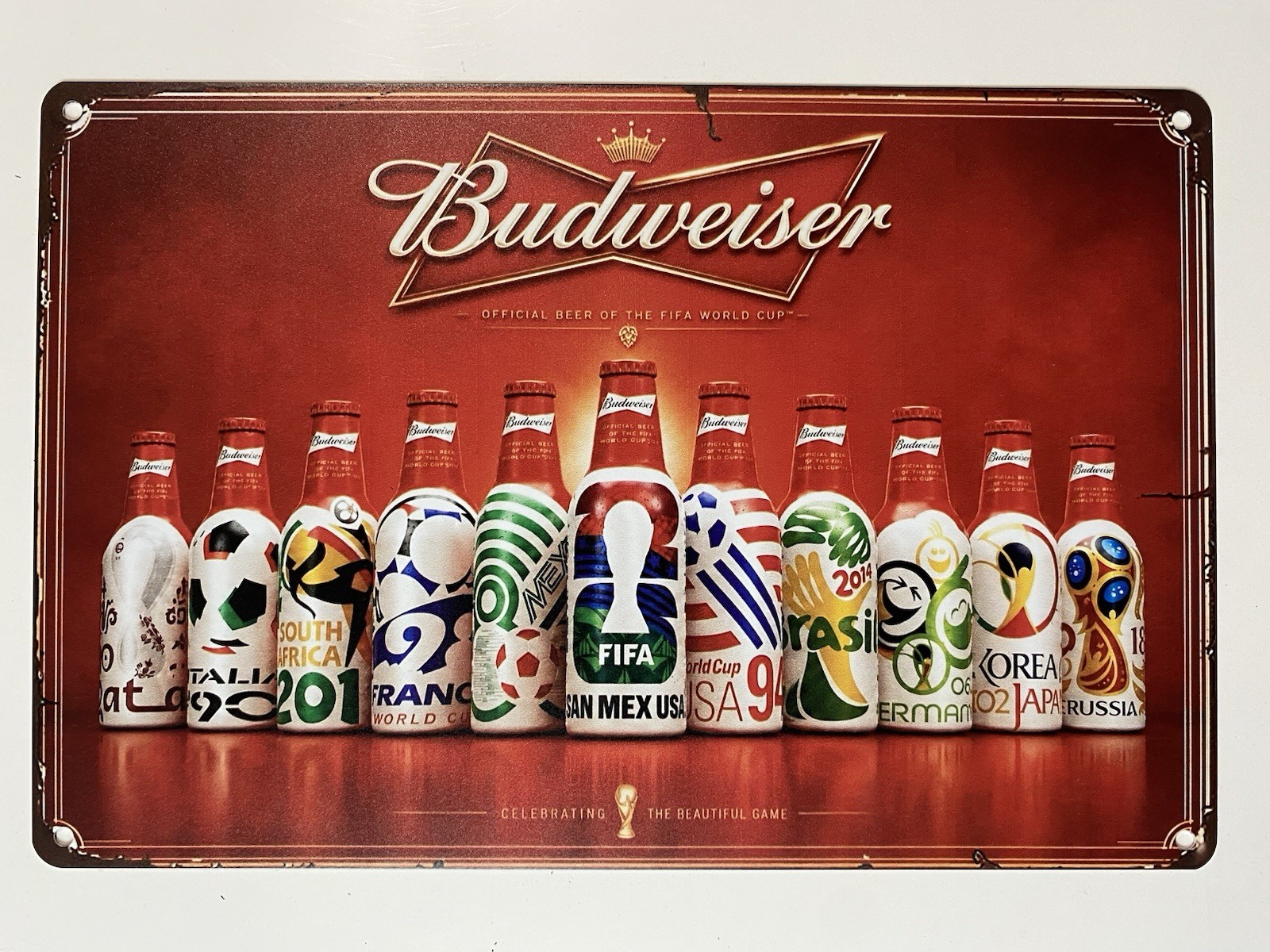 Budweiser Beer FIFA World Cup 2026 Sign - Canada Mexico United States Bud Light