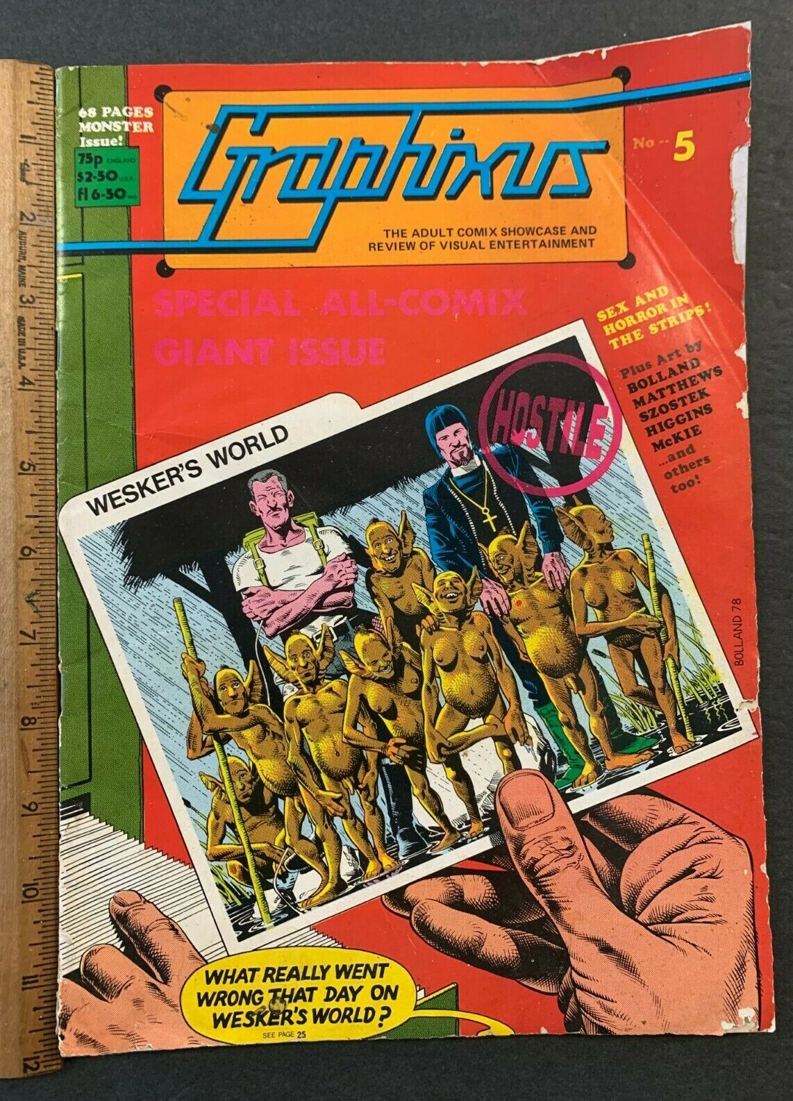 1990 AUG-SEPT VOL 1 #5 * GRAPHIXUS * SPECIAL ALL-COMIX ISSUE FREE S&H (AA) 91621