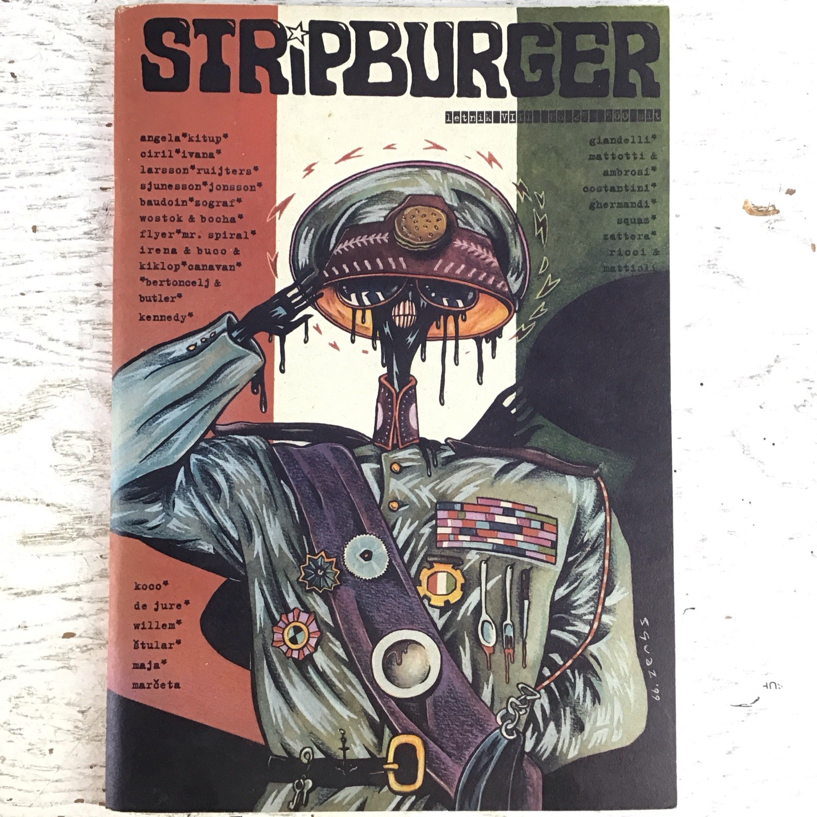 Vintage Slovenia Stripburger #25 1999 International Alternative Comic book Vintage Slovenia Stripburger #25 1999 International Alternative Comic book