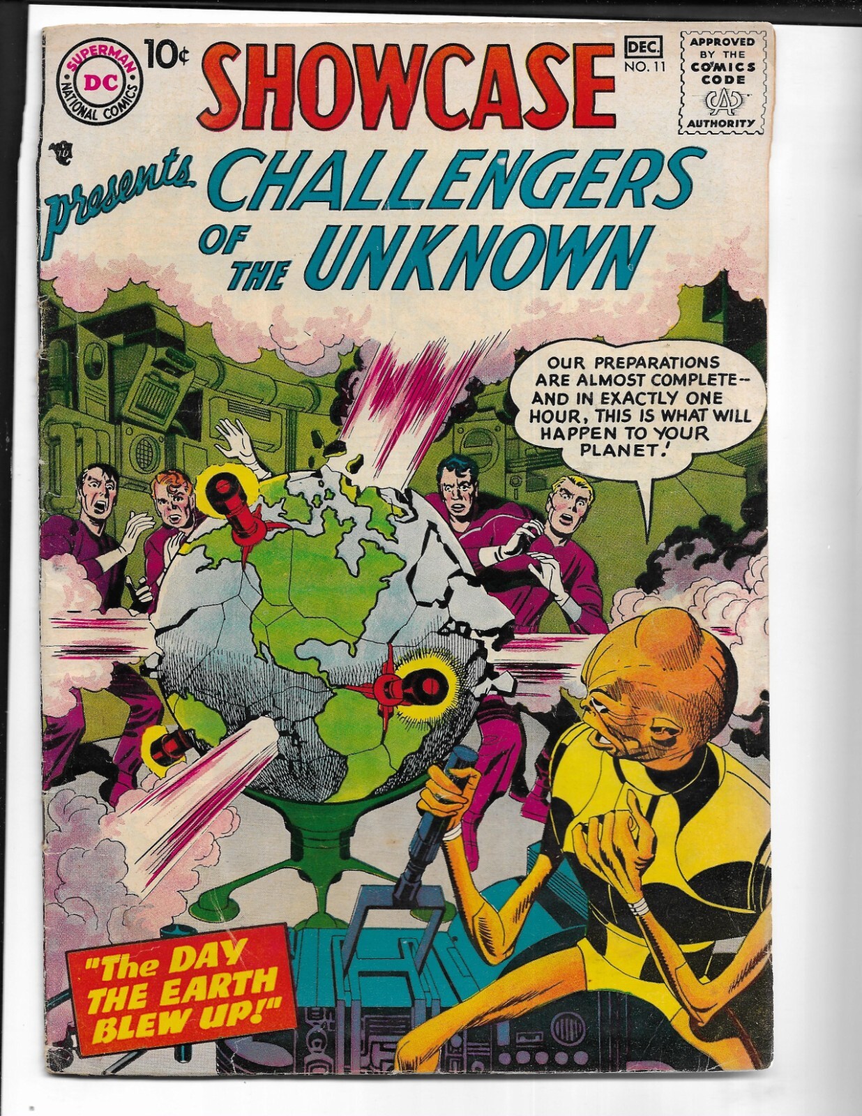 Showcase 11 1957 DC Comics VG 4.0 3rd App Challengers of the Unknown