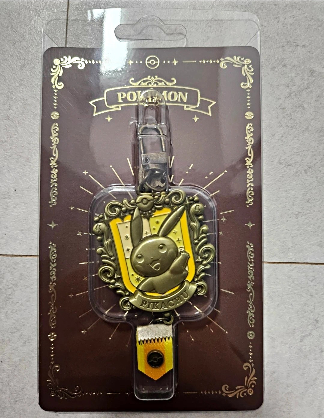 Pokémon 30th Pikachu ETERNAL ANTIQUE METAL Keychain Keyring Limited