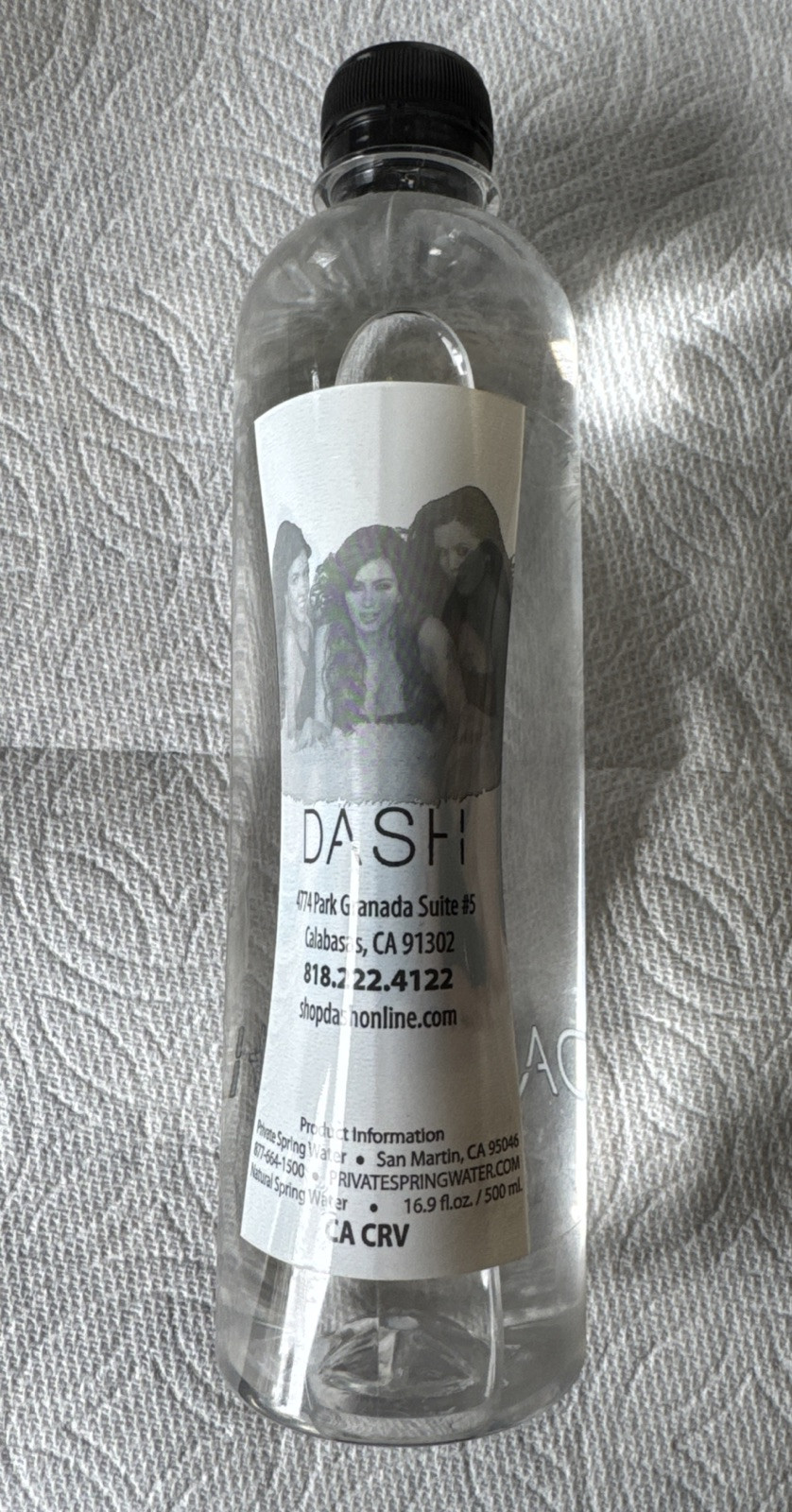 Kardashian Dash Water Bottle From Calabasas OG Store Kim Khloe Kourtney Souvenir