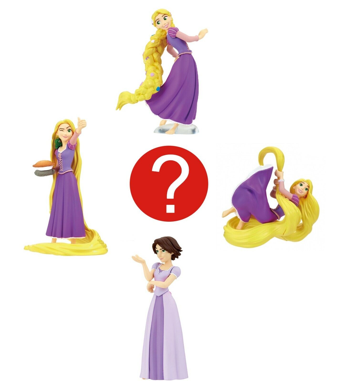 Disney Blind Box Tangled Rapunzel Miniature Figure 1 Random Toy 
