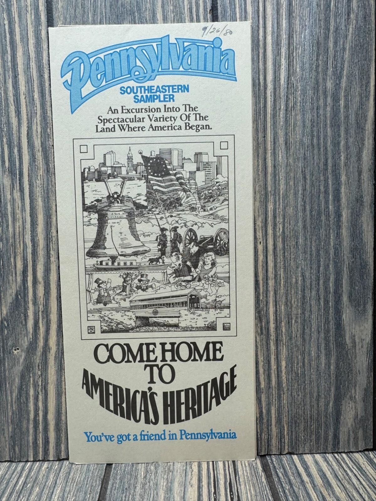 Vintage 1980 Pennsylvania Southeastern Sampler Brochure