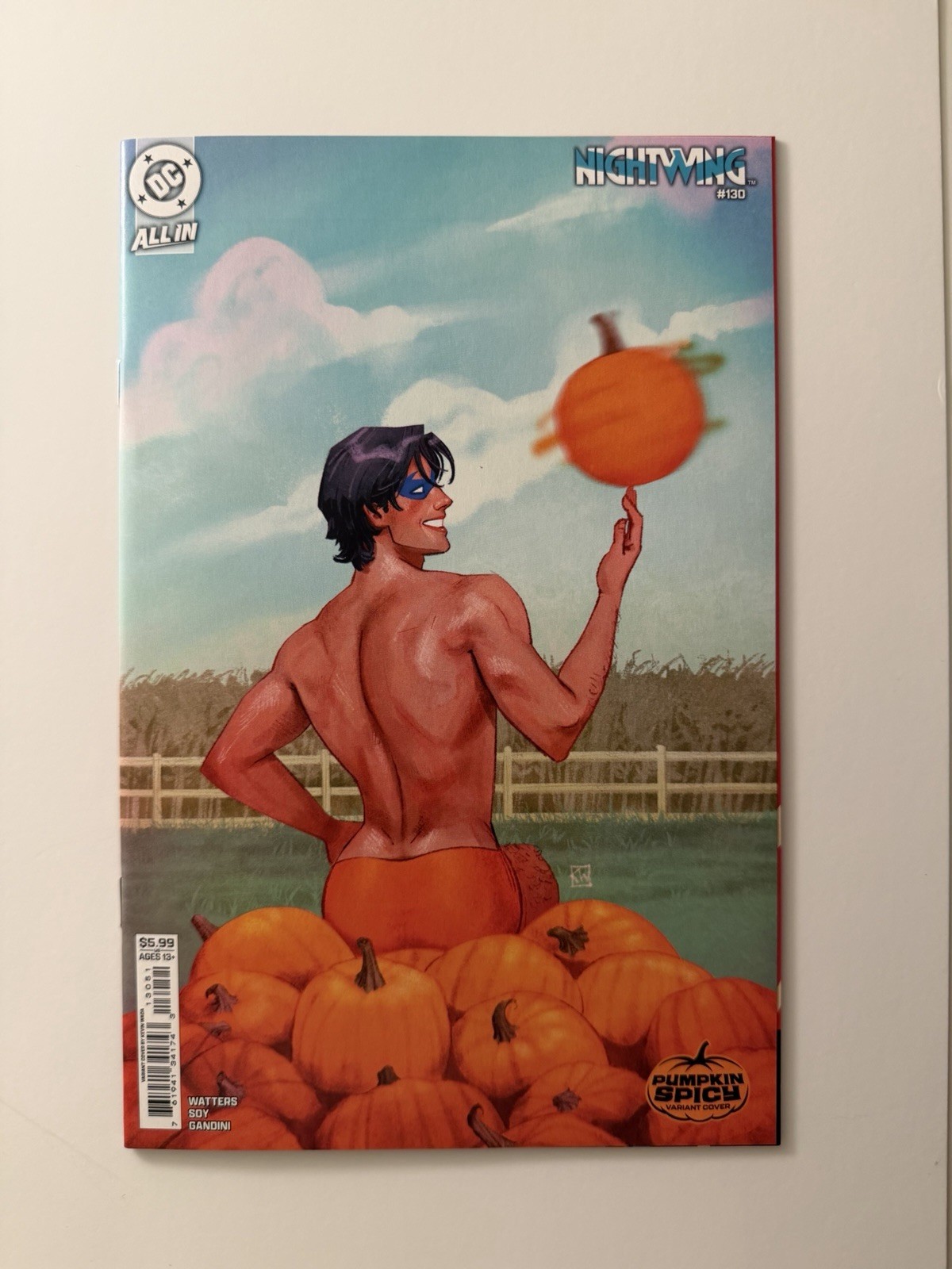 Nightwing #130 Kevin Wada Pumpkin Spicy Variant (DC Comics) NM 