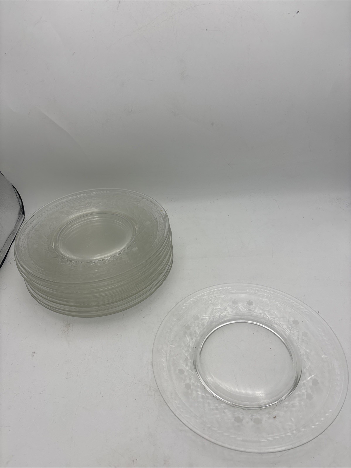 Etched Glass Plate Small Etched Glass Plate Small