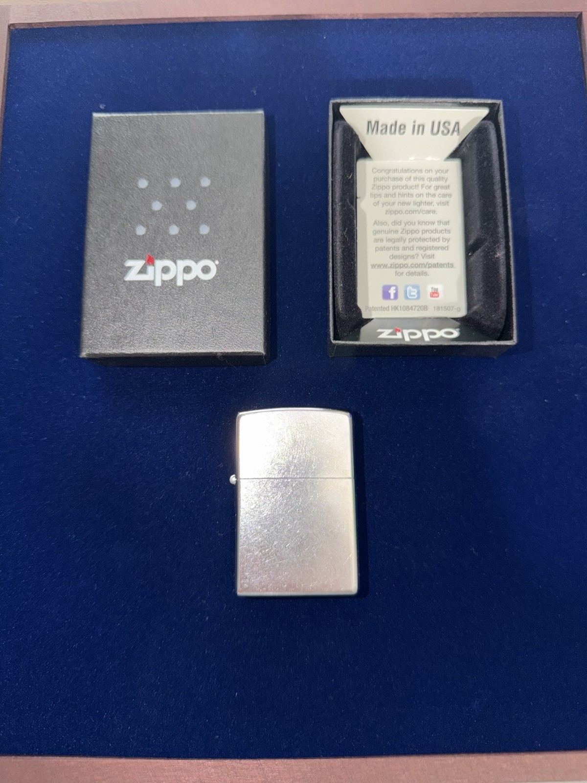 2013 Zippo - Brand New In Box - Street Chrome