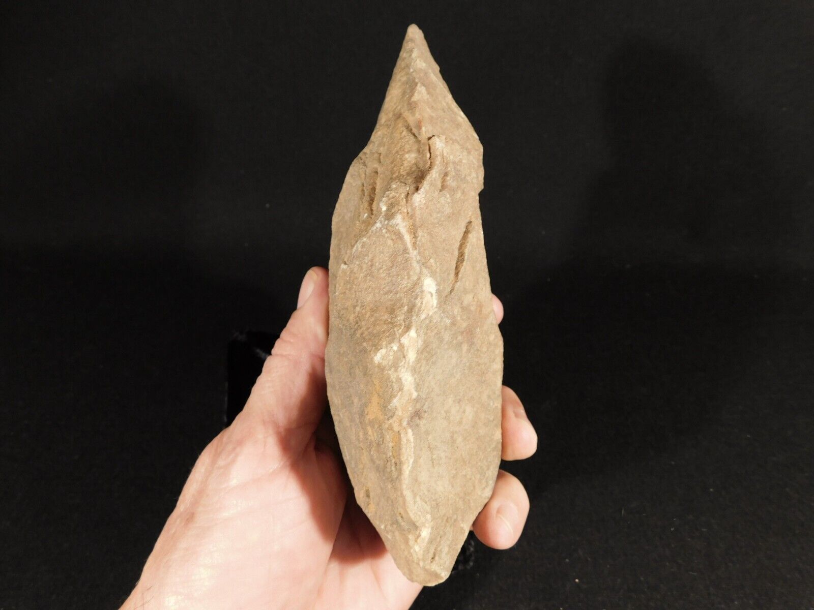 HUGE One Million Year Old Early Stone Age ACHEULEAN HandAxe From Mali 900gr