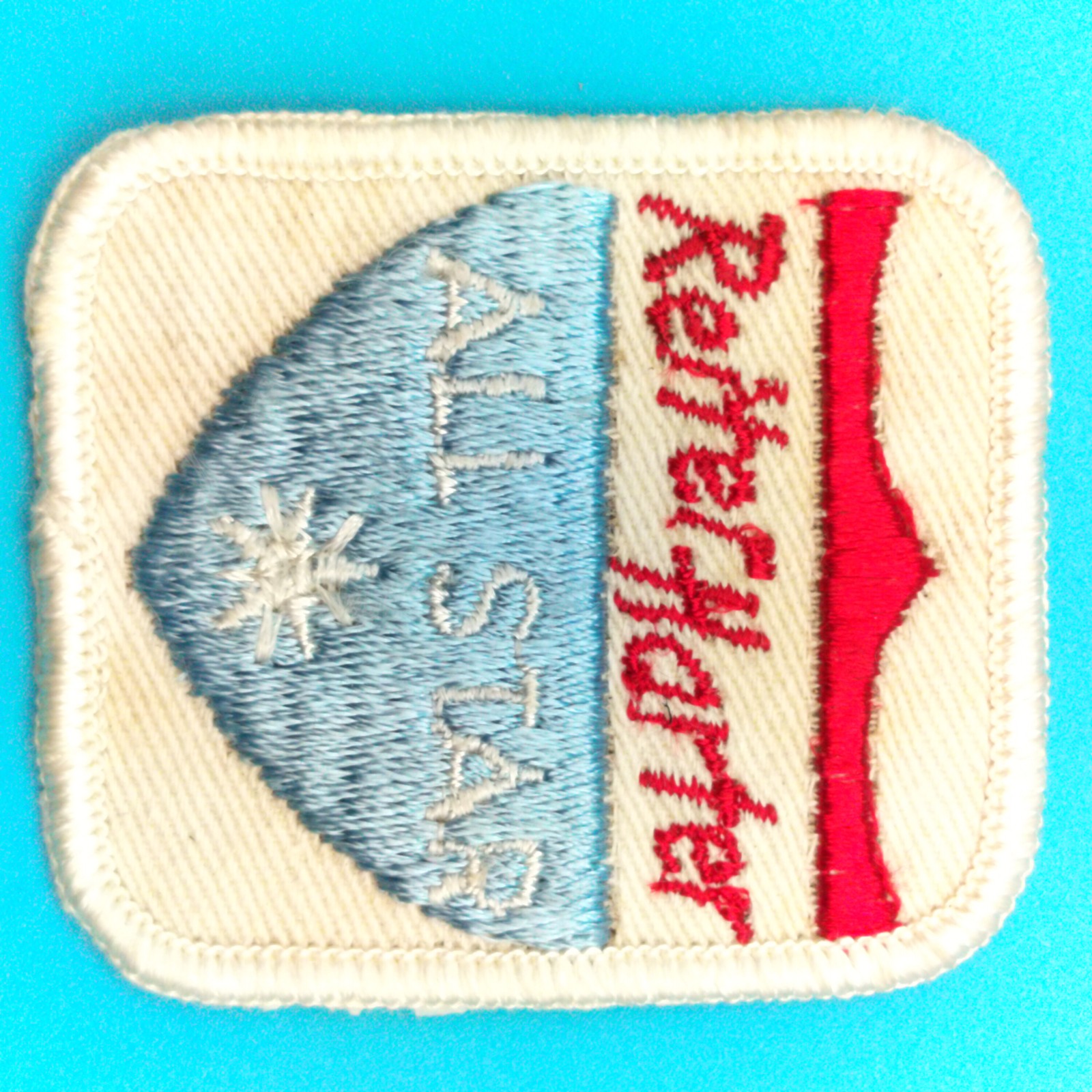 Vintage REITER HARTER ALL STAR Dairy Embroidered Employee Patch AKRON OH