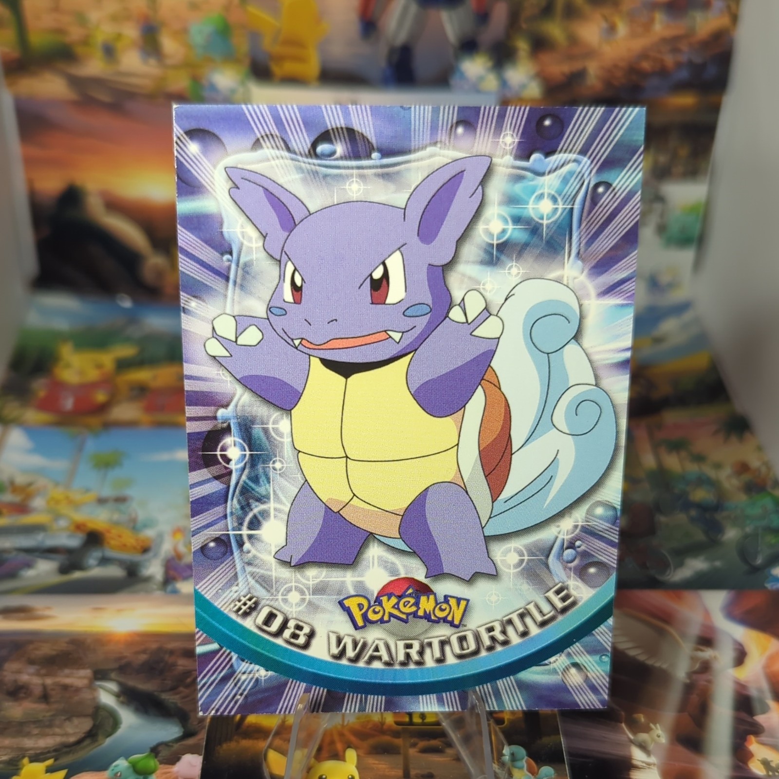 Topps Pokémon Wartortle #08 -TV Animation Edition Hologram Card 1999 #3
