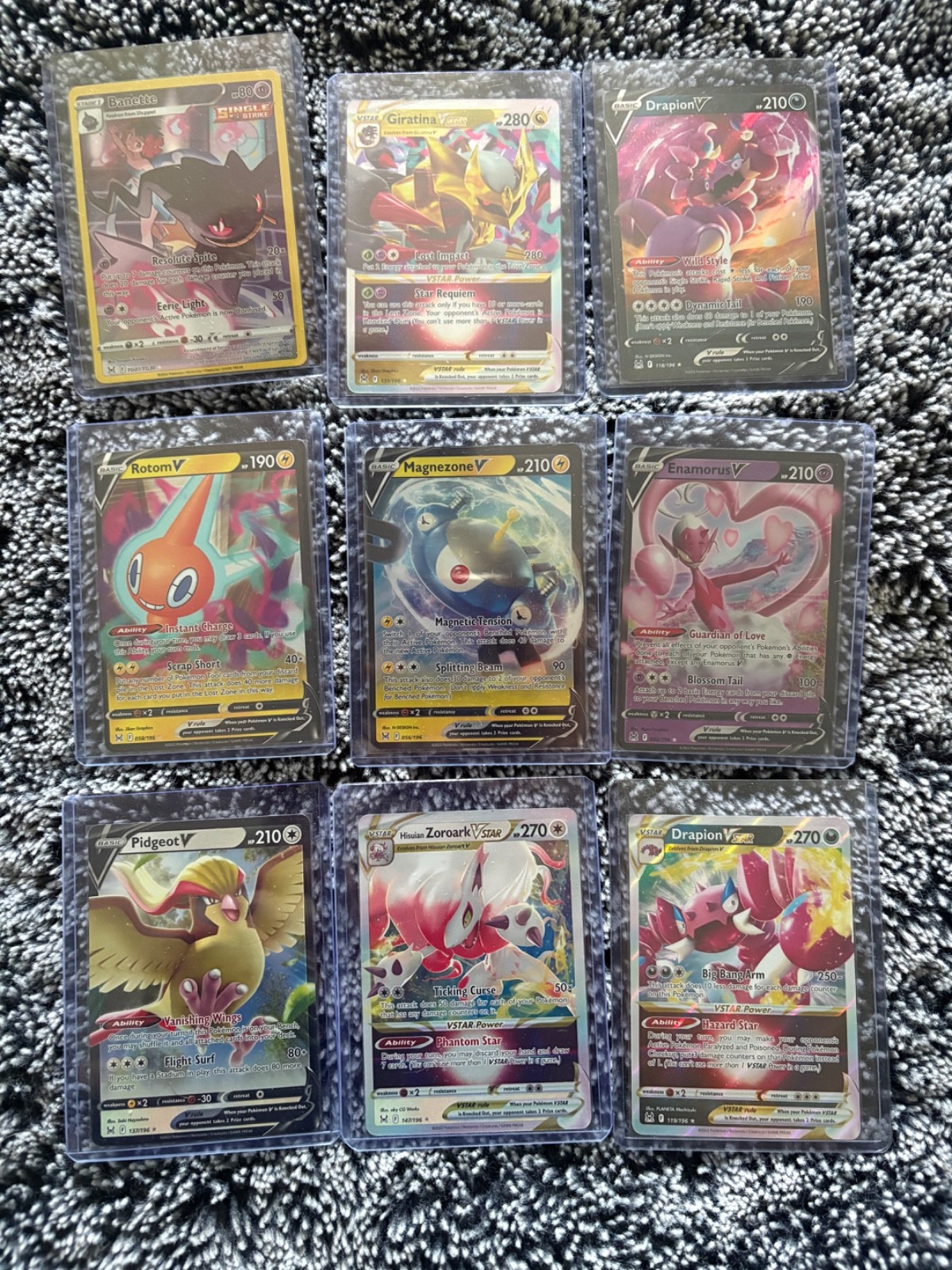 Lost origin pokemon cards lot full art