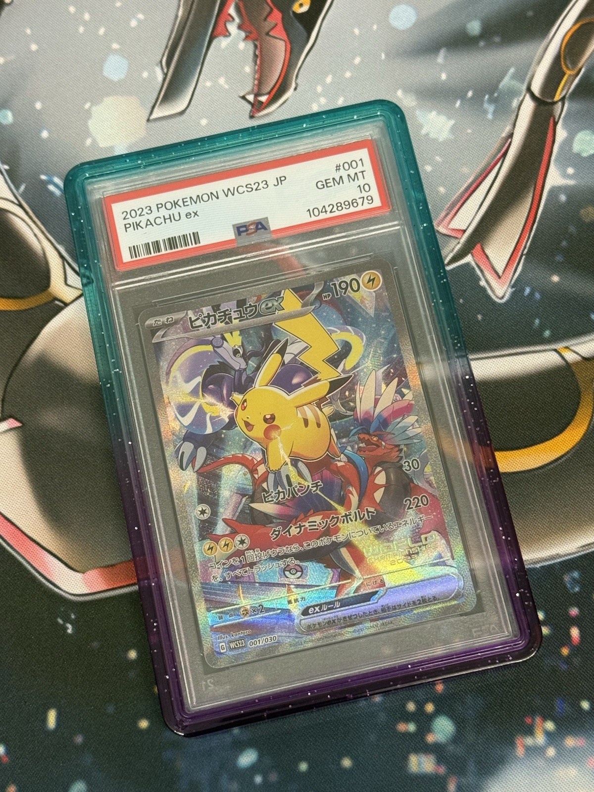 PSA 10 Pikachu Ex 001/030 WCS23 2023 World Championships Yokohama Deck JP