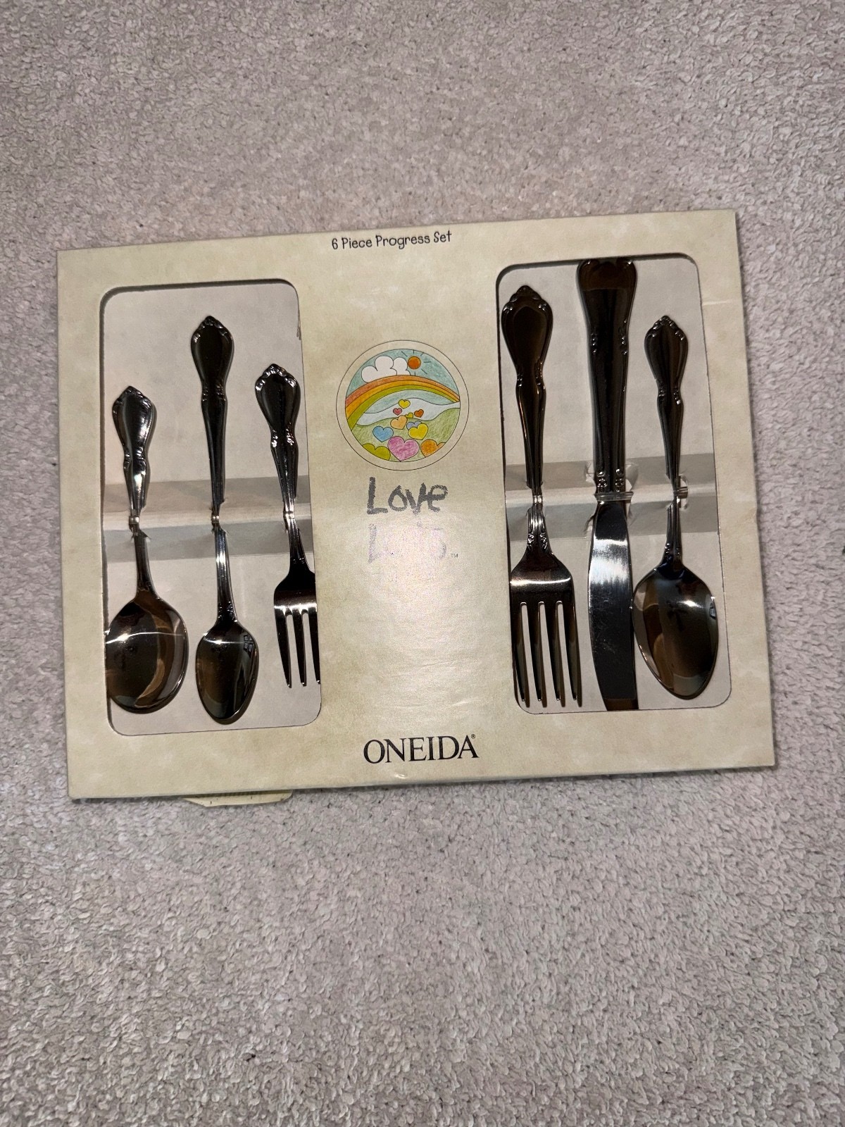 Vintage Oneida Chateau 6-Piece Stainless Steel Flatware Set