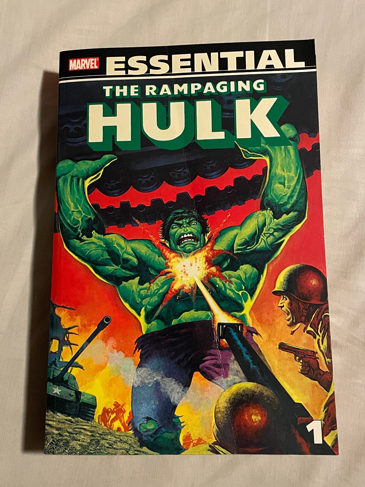The Rampaging Hulk Vol 1 Marvel Essential TPB Graphic Novel Moench Starlin OOP
