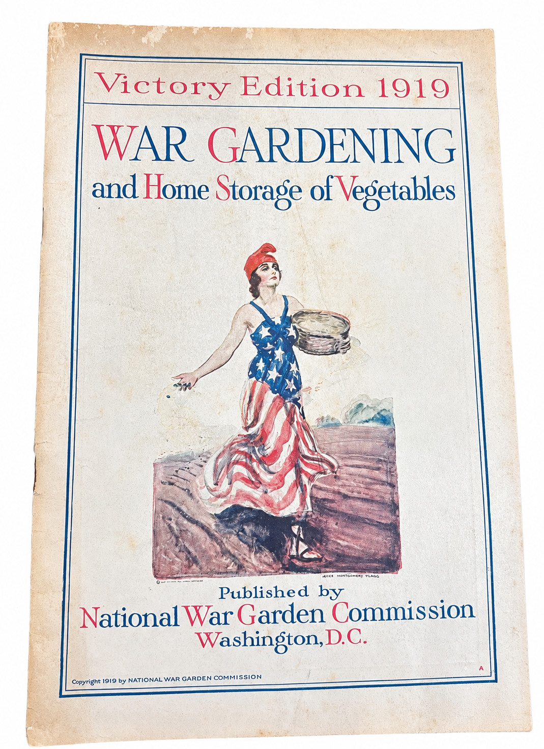 Original 1919 Victory Edition War Gardening  Home Storage of Vegetables Booklet