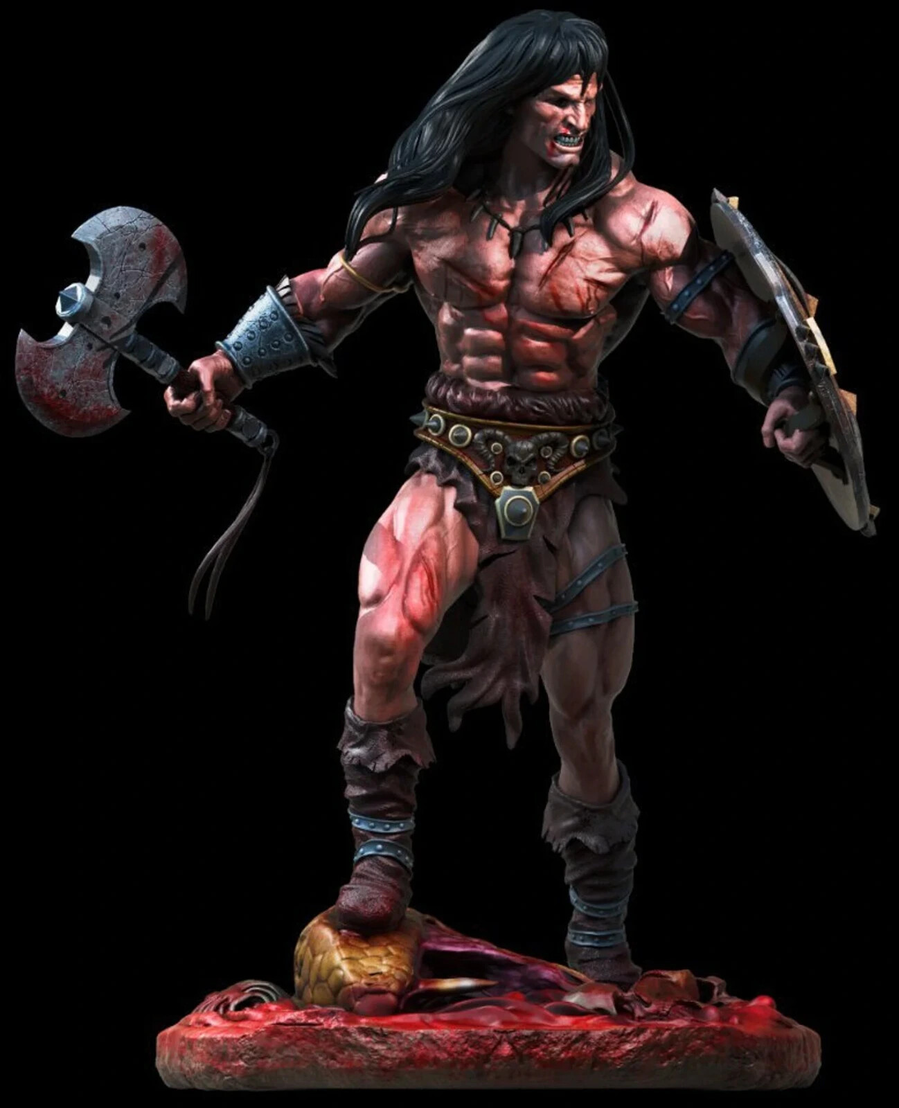 Conan the Warrior Resin Sculpture Statue Model Kit Unpainted/Unassembled