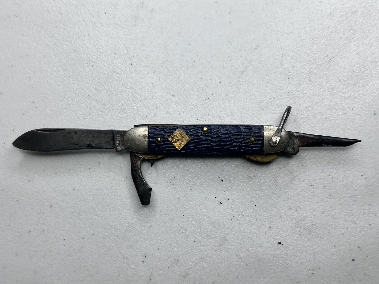 Vintage 1960s Camillus Cub Scouts Pocket Knife Multi-Tool Boy Scout Memorabilia