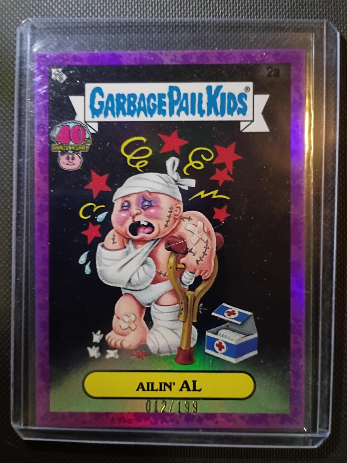 2025 Garbage Pail Kids 40th Anniversary Purple /199 Pick Your Card GPK