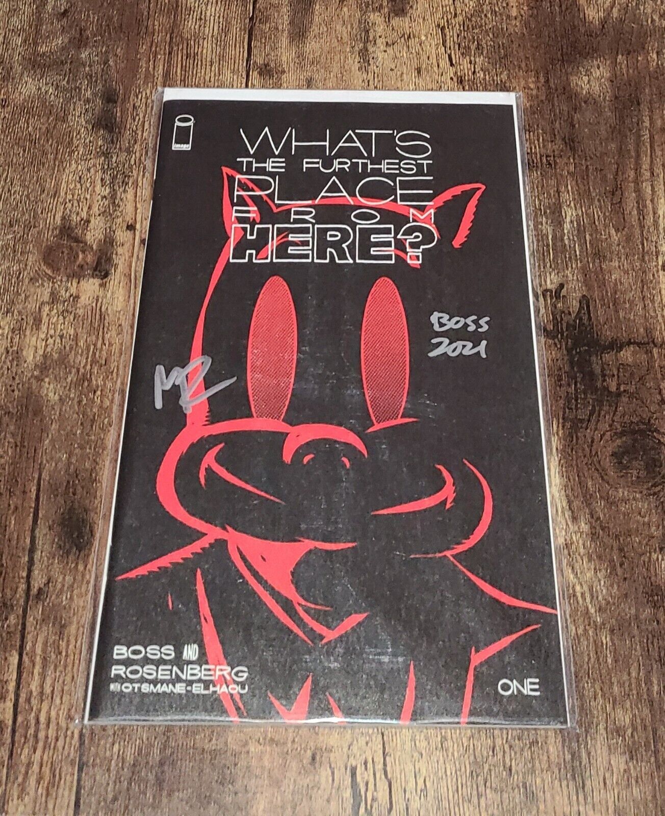 What's The Furthest Place From Here #1 Signed Boss & Rosenberg Bendis Variant 