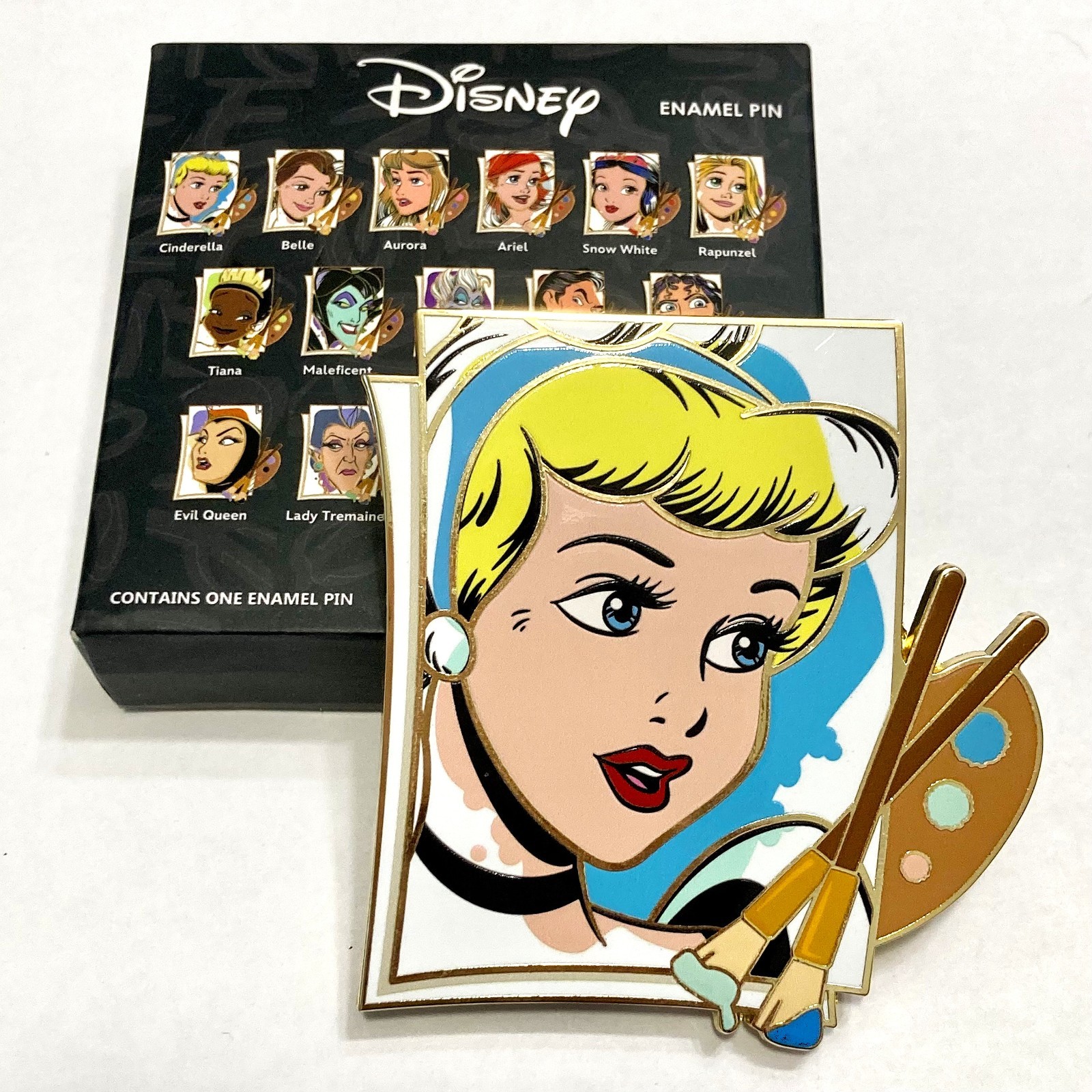 PALM Disney Princess Paint and Paper Mystery Jumbo Pin LE 1000 (You Choose)