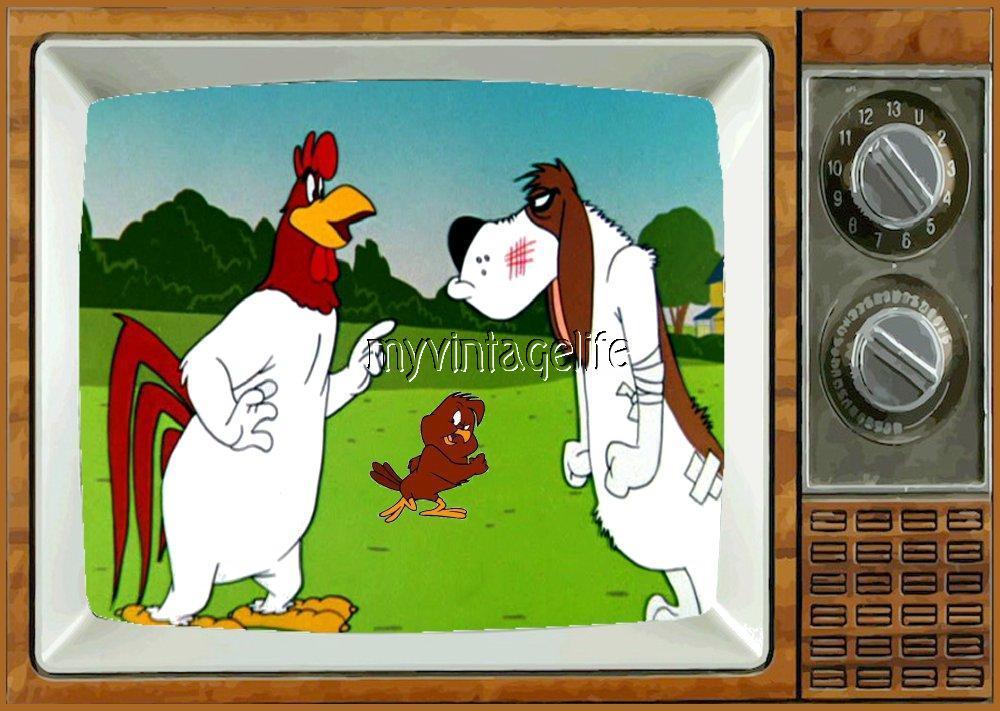 FOGHORN LEGHORN TV Fridge MAGNET 2\