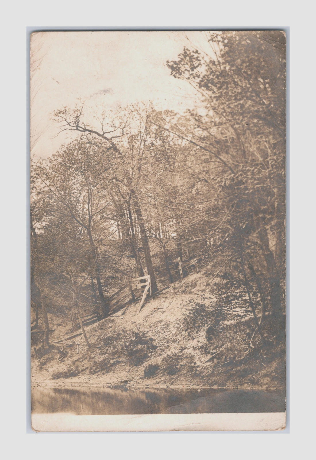 c.1906 UDVB RPPC Indian Creek Earlville IL/Illinois to Lewis Larson Leland Il
