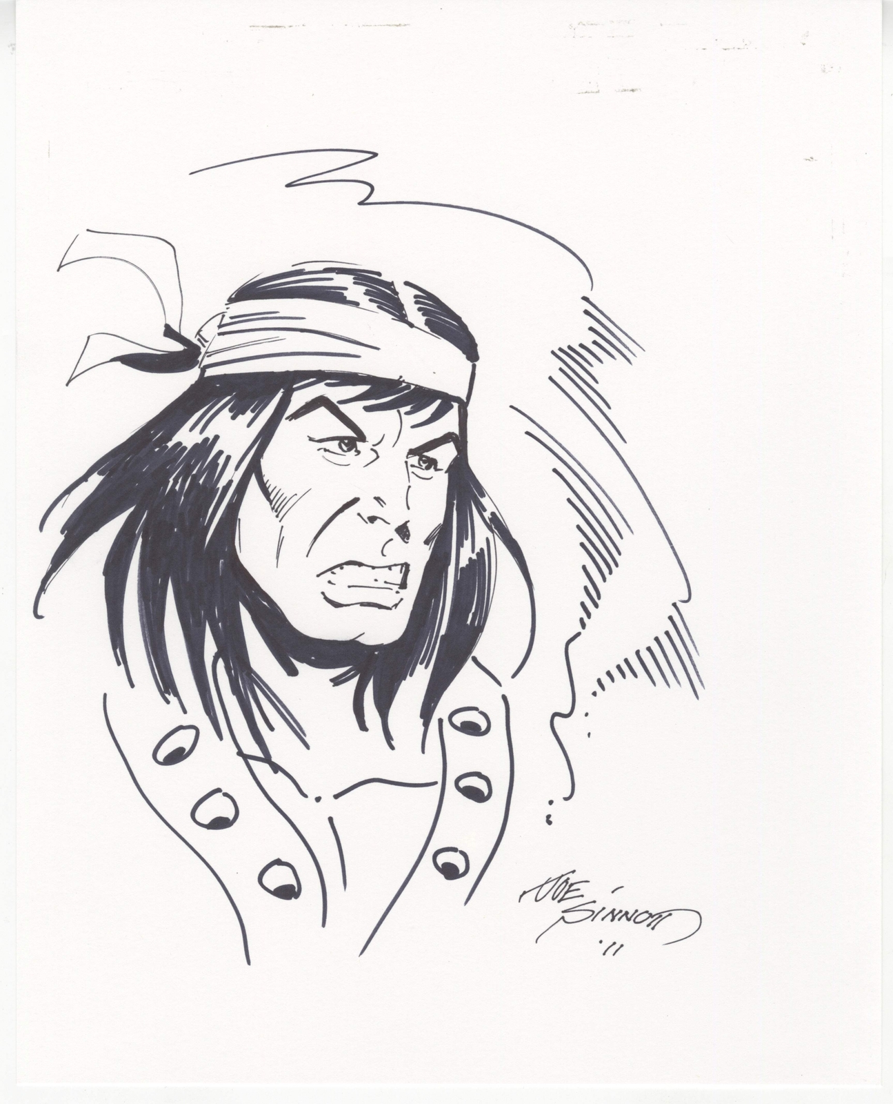 Shang Chi Original Art by Joe Sinnott