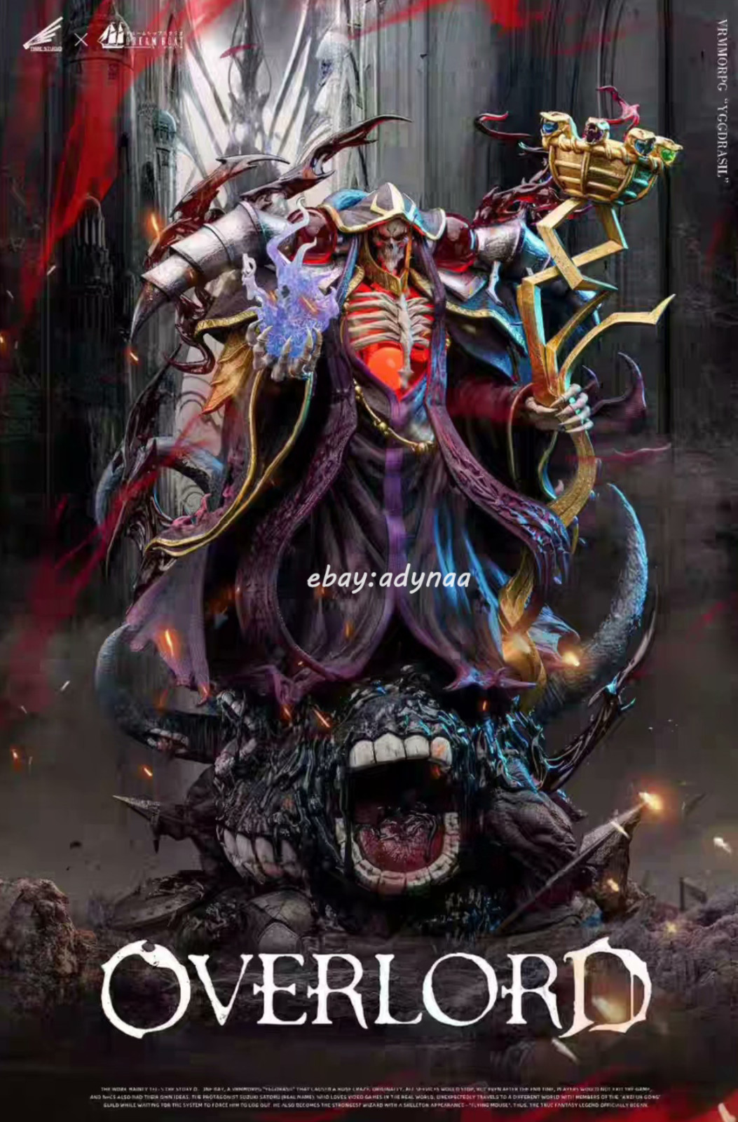 DBS x Time Studio Overlord Ainz Ooal Gown 1/6 Statue Figure Limited Edition