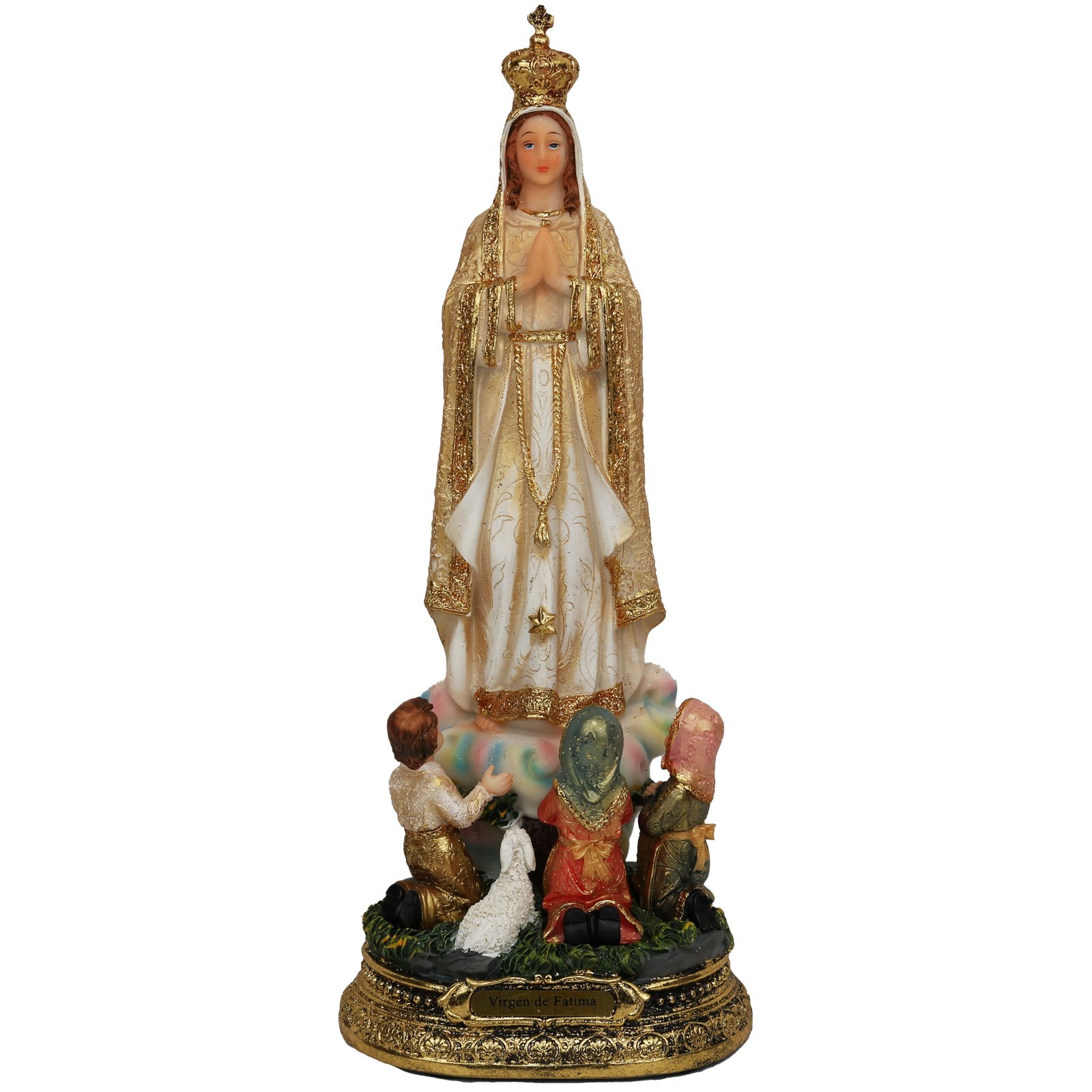 Virgen De Fatima 12'  Our Lady Of Fatima  Resin Statue  6470