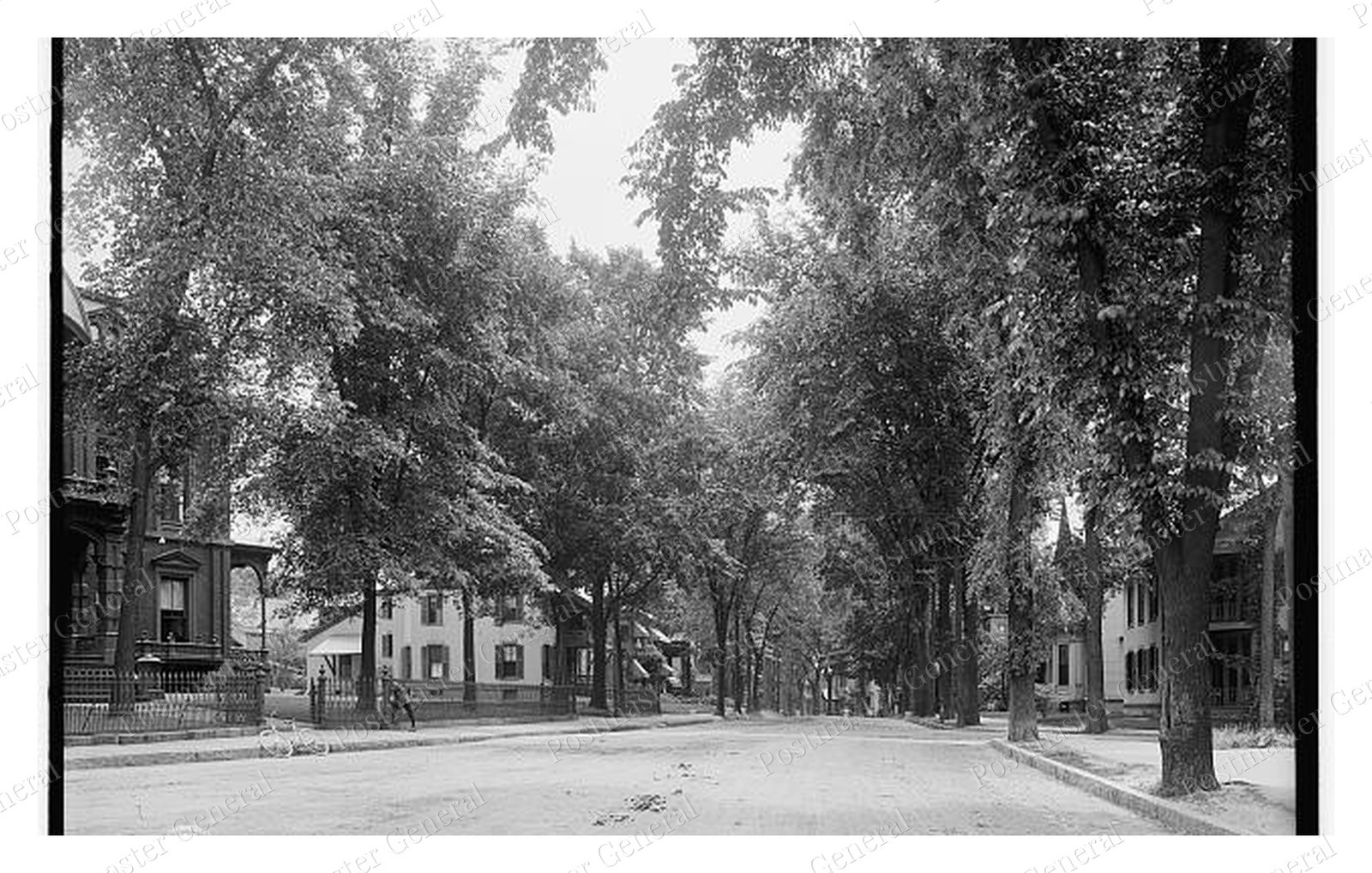 North Adams Massachusetts Church Street Standard Postcard COPY RPPC