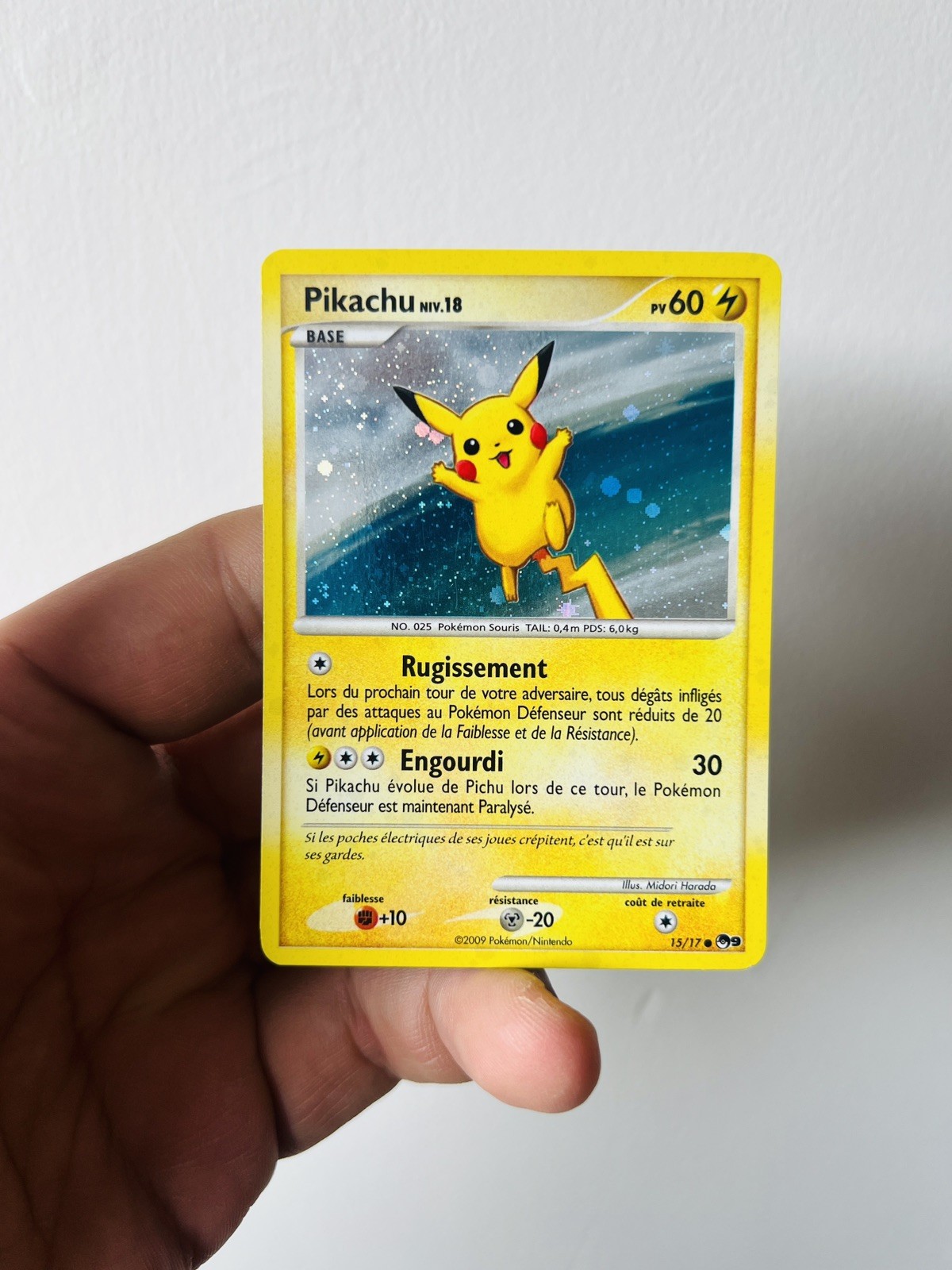 Pikachu 15/17 Holo POP 9 Promo Shiny Pokemon Pikachu 15/17 Holo POP 9 Promo Shiny Pokemon