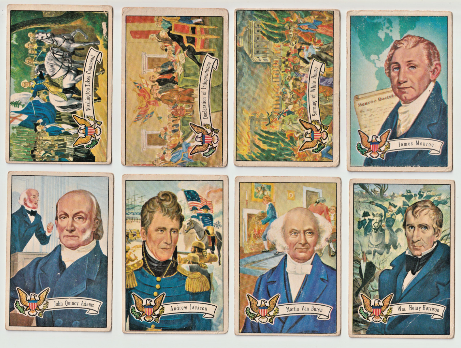 1952 Bowman US Presidents Partial Set 29/36 Lincoln Eisenhower FDR Vintage Cards