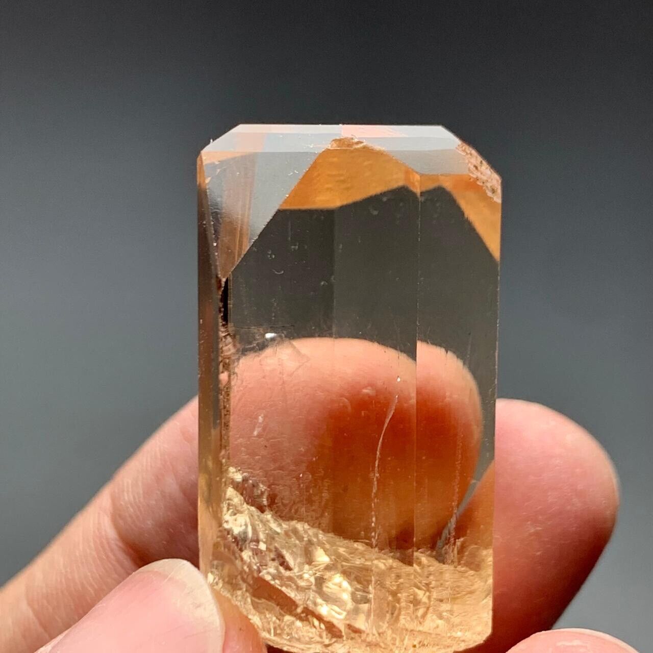 182 Cts Beautiful Top Quality full Termineted katlng Topaz Crystal From Pakistan