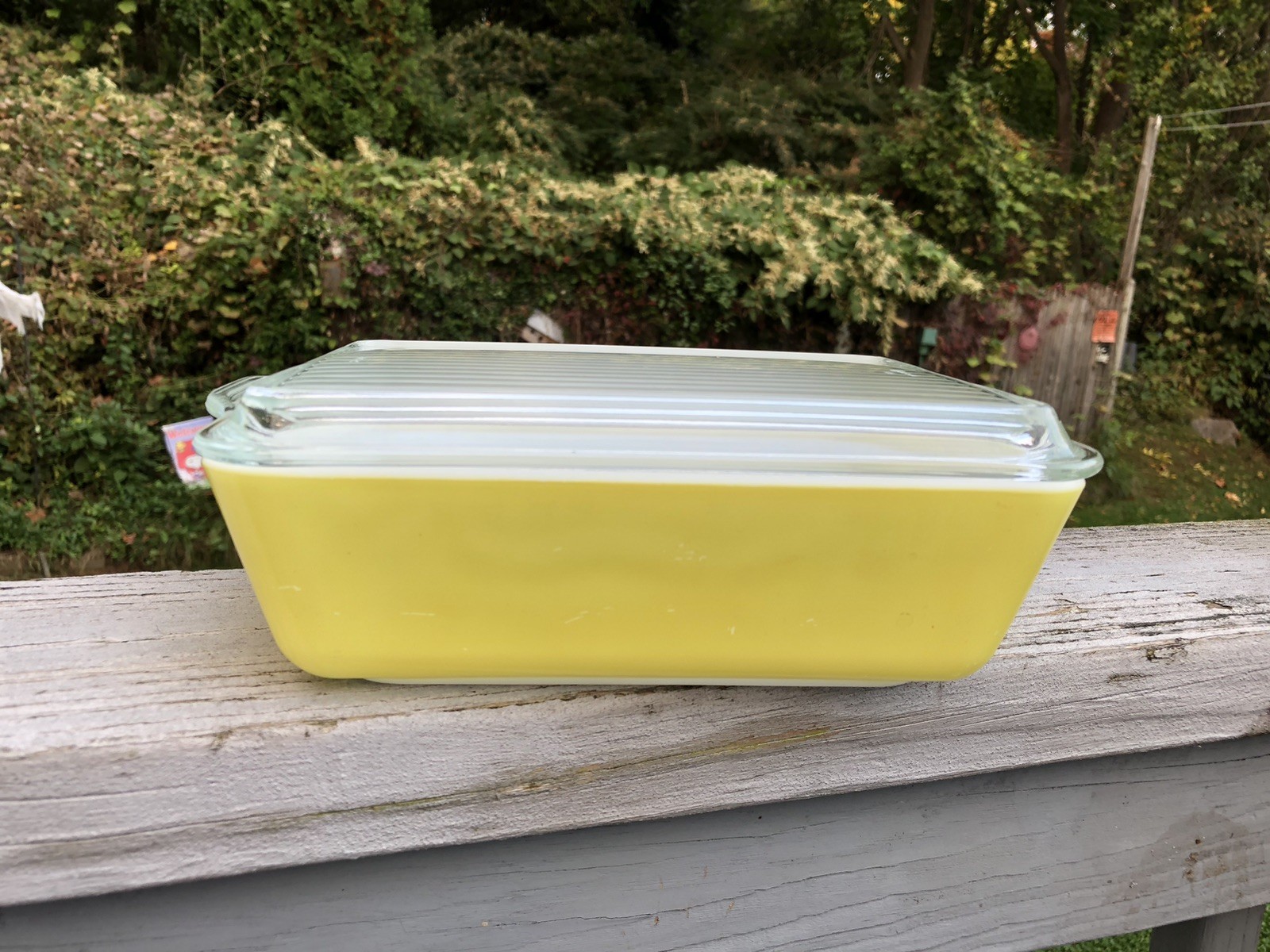 Vintage Pyrex Yellow 0503 1.5 QT Refrigerator Dish with Lid
