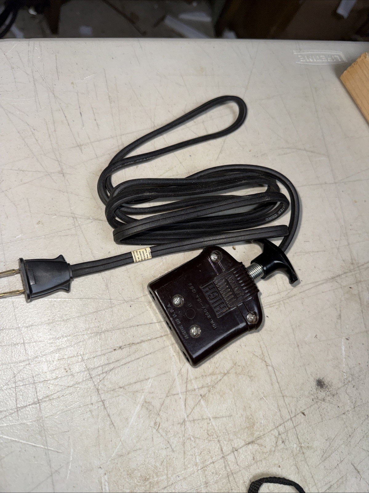 Vintage Berns Air King Holliwood Electric Power Cord 1950S. Including Power Cord