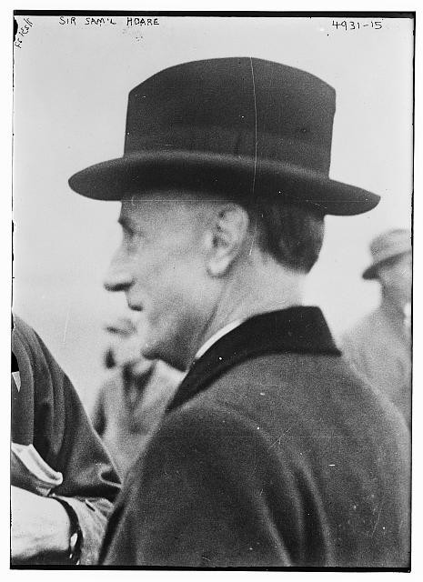 Photo:Sir Samuel Hoare Portrait 1910s English Conservative Politician Hat