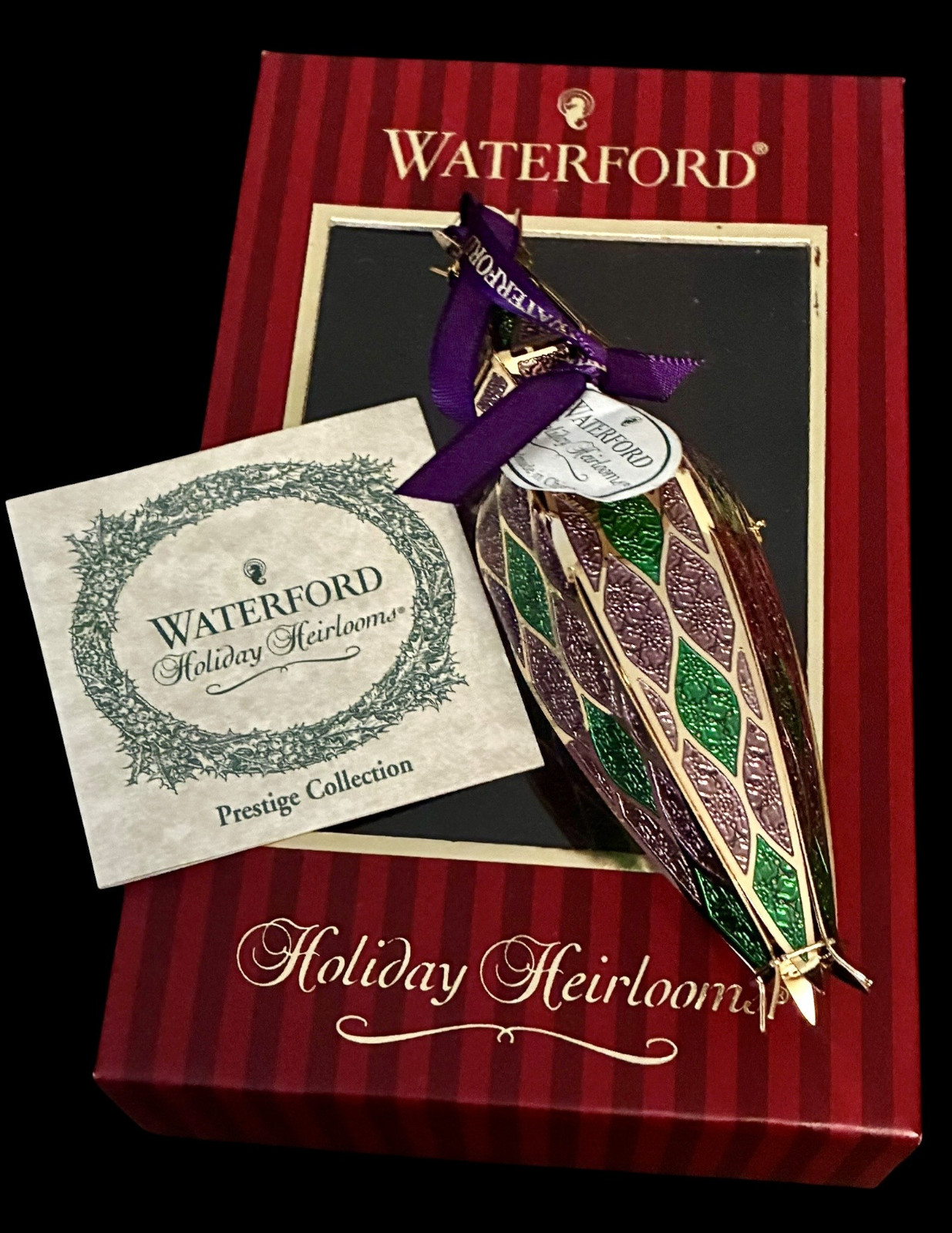 Waterford holiday heirlooms 137414 maharaja jewelled spire ornament 024258377417