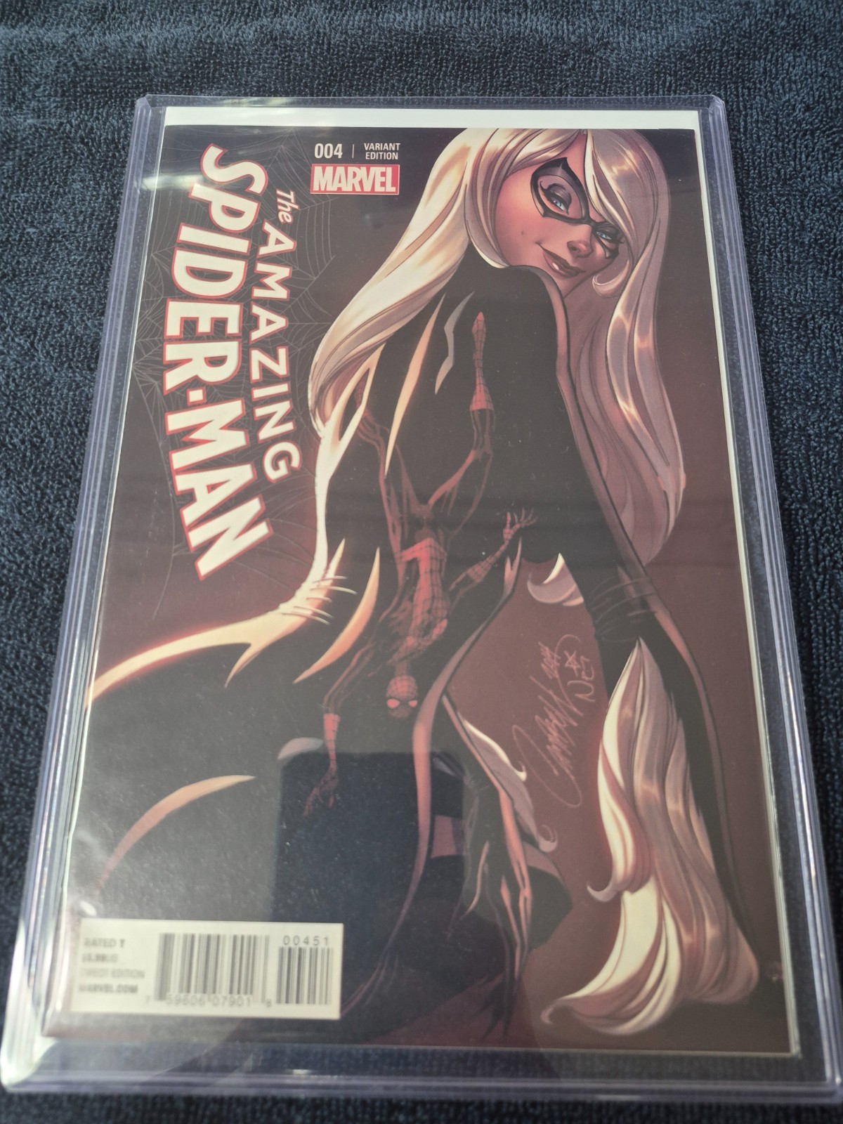 Amazing Spider-man 4 2014 Conquest J Scott Campbell Black Cat First app Silk Amazing Spider-man 4 2014 Conquest J Scott Campbell Black Cat First app Silk