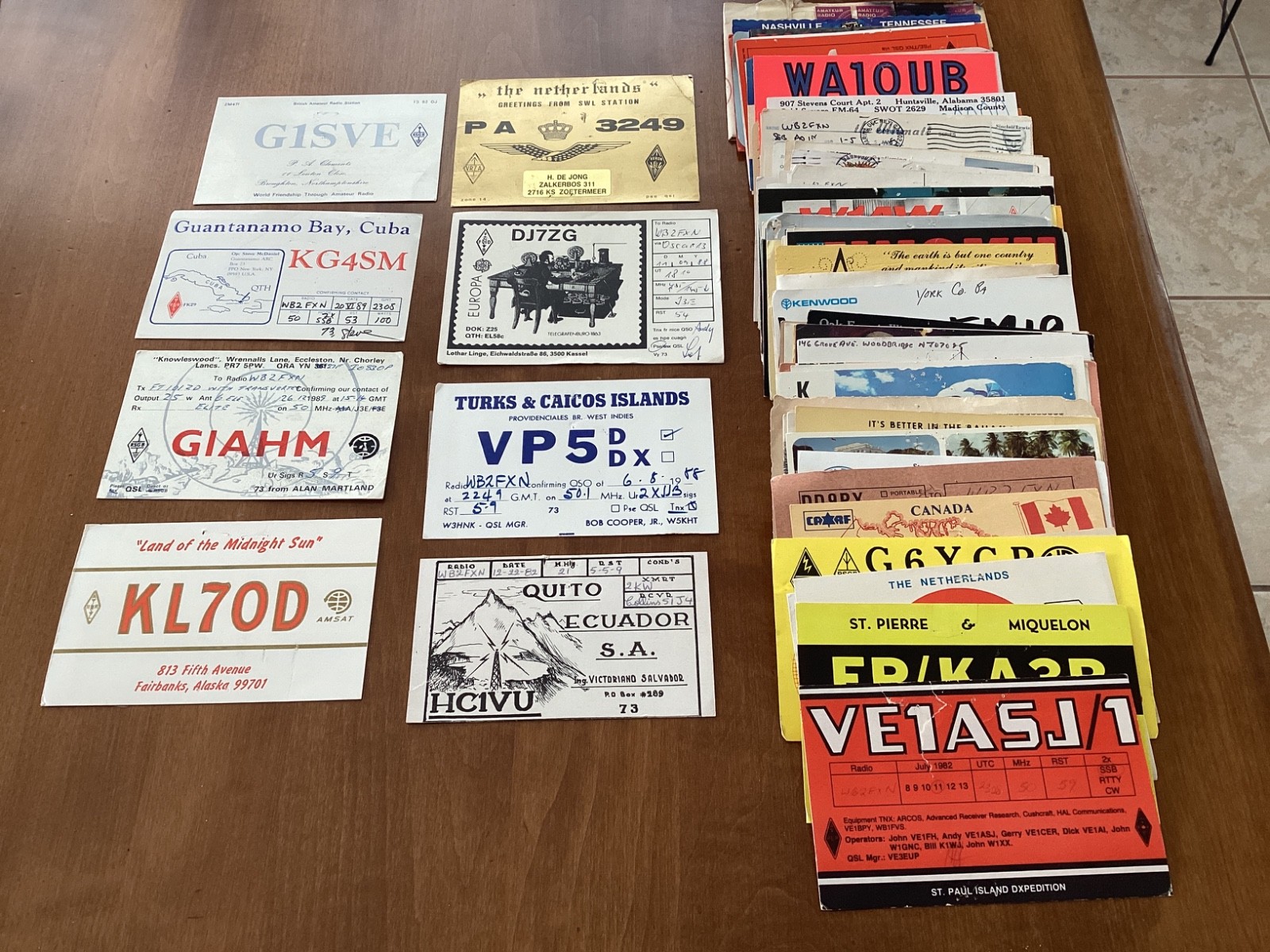 170-VTG QSL Cards - CB Ham Radio History- Shortwave Culture-Countries+USA-READ